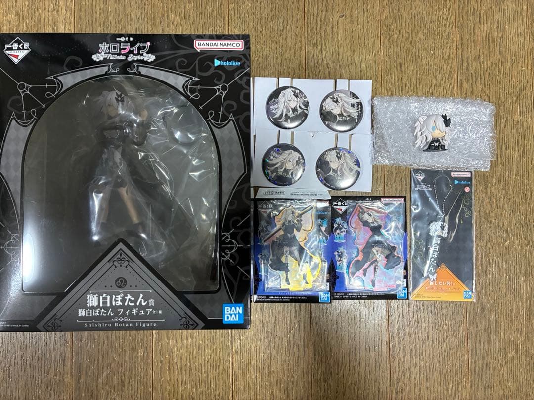 一番くじホロライブ~Villain Style~獅白ぼたん　セット7点