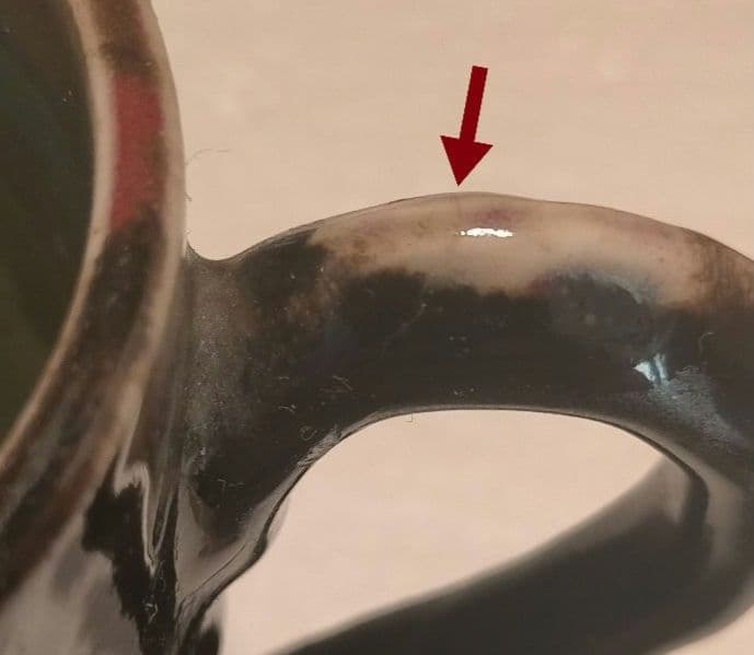 希少 里帰り 隅田焼 井上良斎 高浮彫 カップ アンティーク