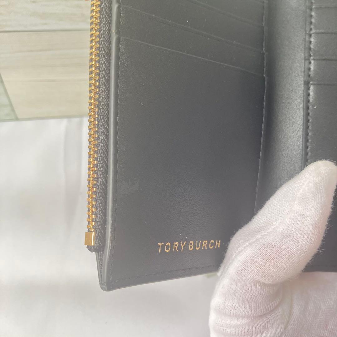 【値下交渉○】Tory Burch ブラック 三つ折り財布