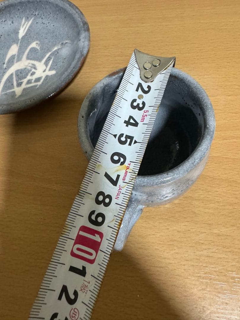 志野 加藤健 美濃焼 濃州半右衛門窯陶器　カップ　ソ一サ一　新品5点セット