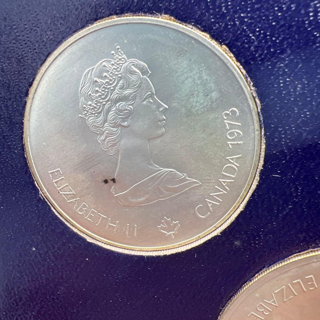 カナダ モントリオールオリンピック記念銀貨 4枚セット