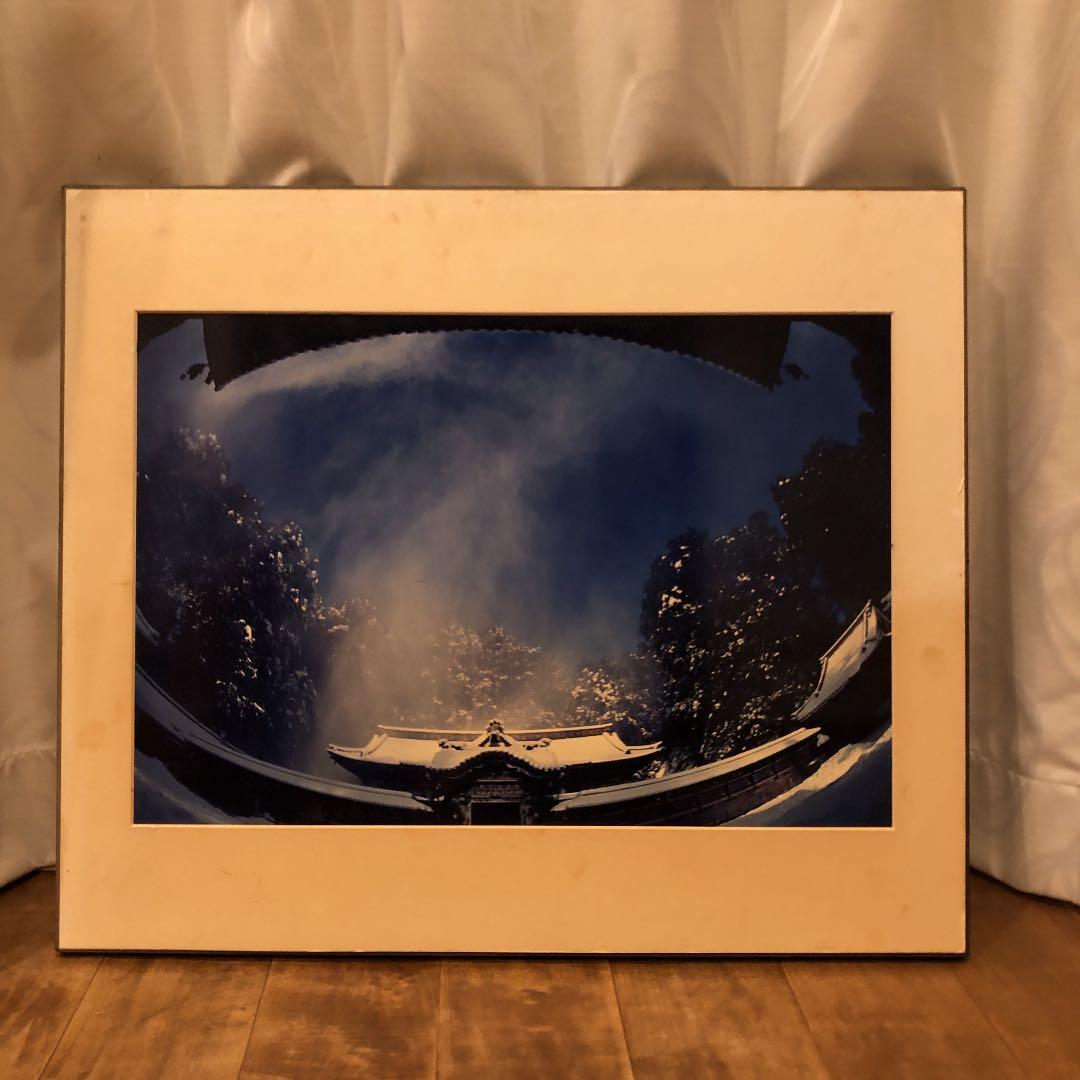 日光東照宮　冬の陽明門、北極星　写真