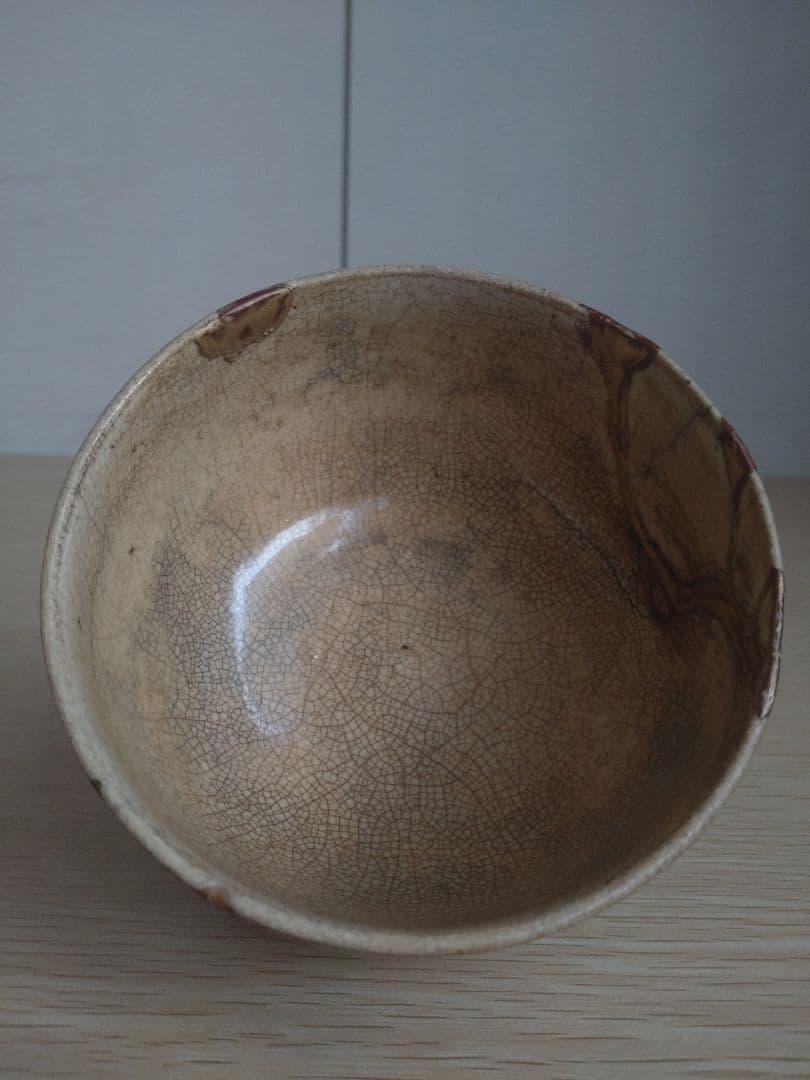 【伝世　古萩　江戸初期】李朝　高麗青磁　青井戸　茶盌　茶碗　李勺光　李敬　桃山陶