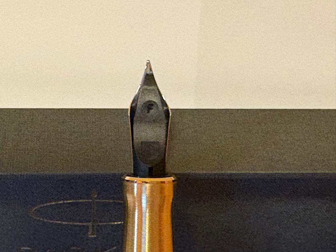 Parker 万年筆 紺・金 専用ケース付き