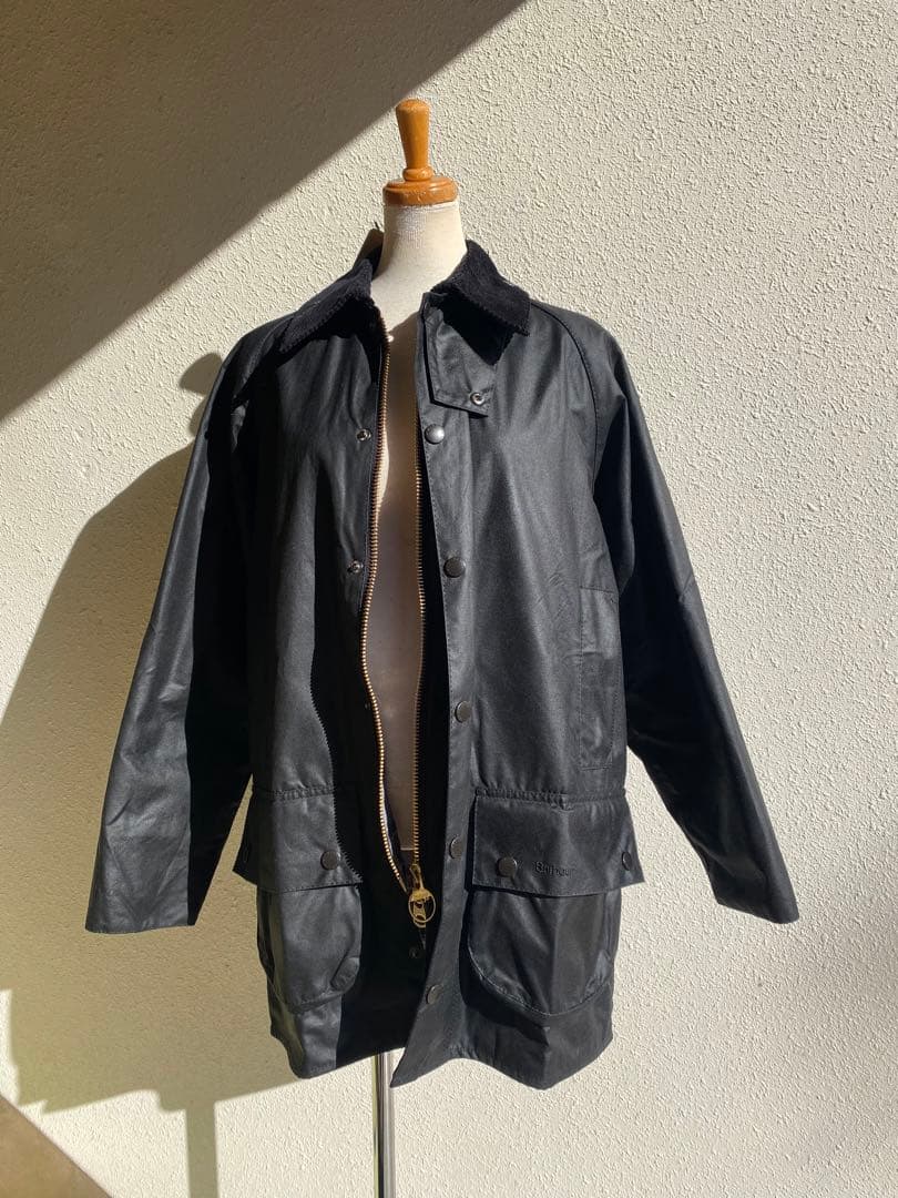 愚地さま【新品】Barbour オイルドジャケット ブラック M 38