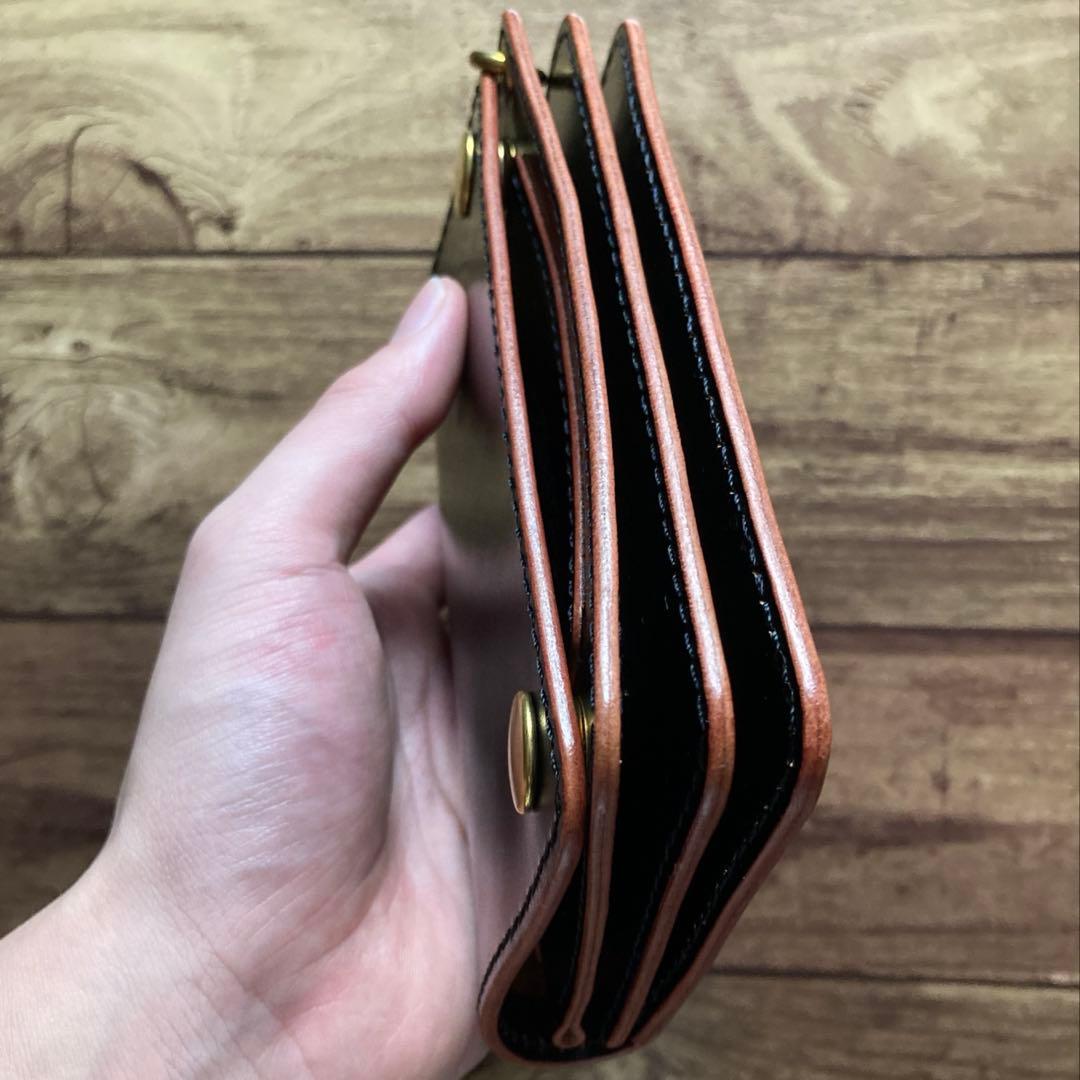 【とも】北米ステアハイド トラッカーウォレット150（ミドル）【オーダー】