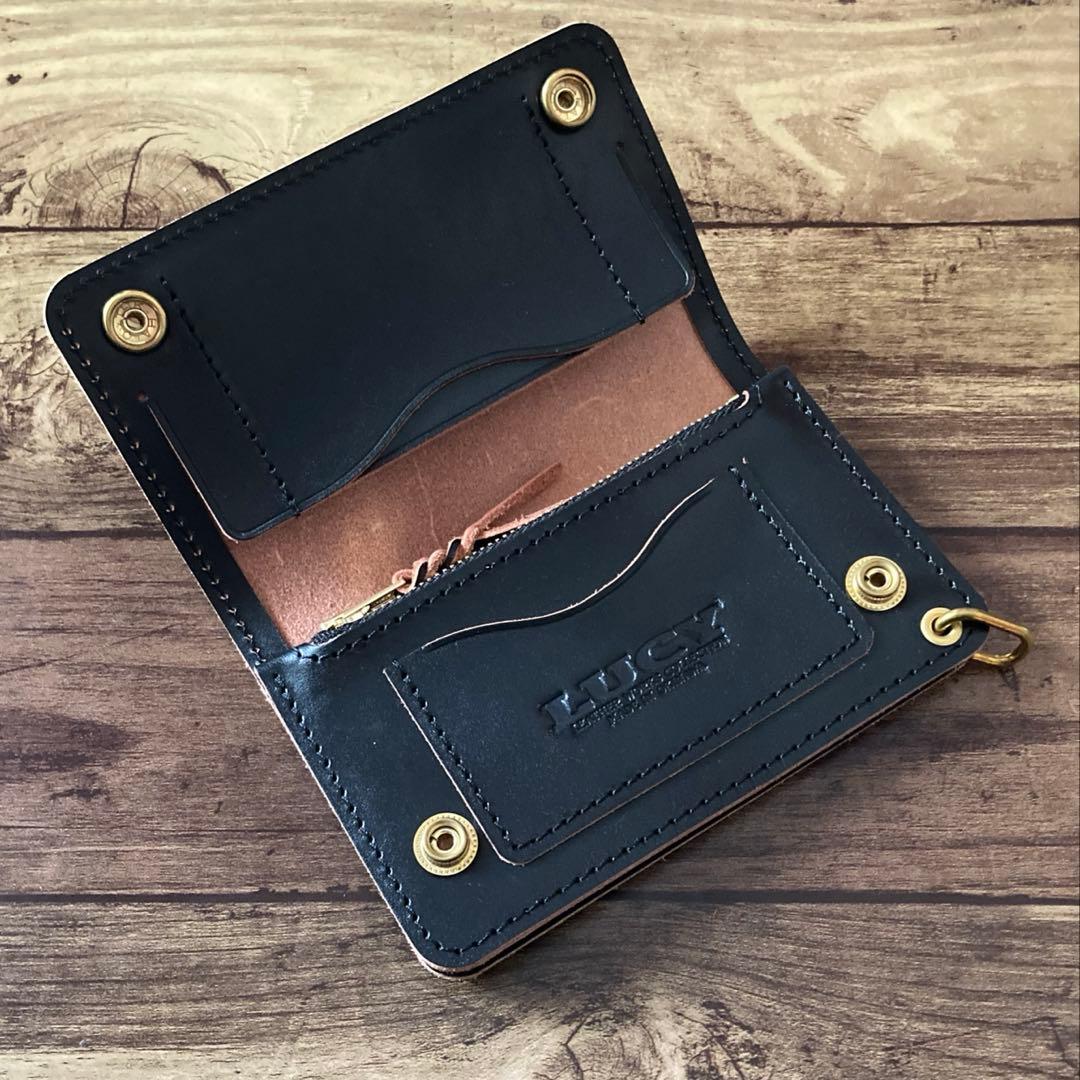 【とも】北米ステアハイド トラッカーウォレット150（ミドル）【オーダー】