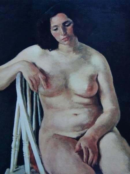 寺内萬治郎、裸婦３、800部限定大判画集画、新品額装、状態良好