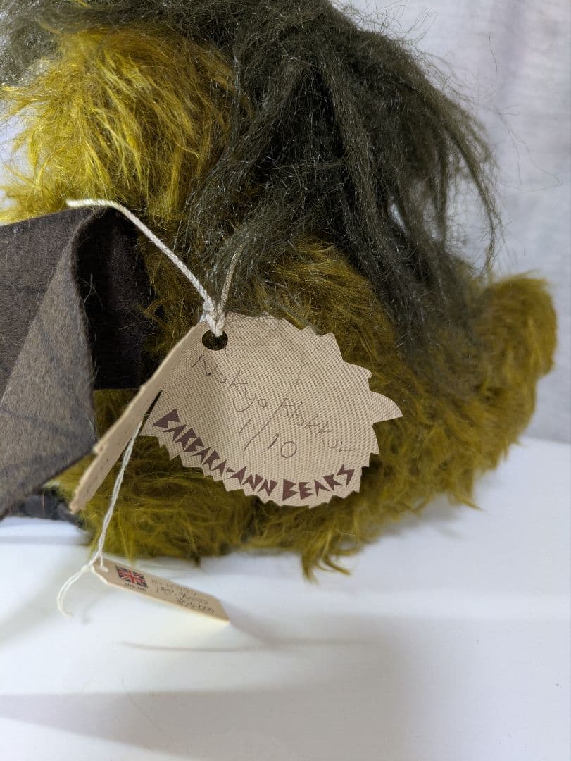 海外アーティストベア作家　テディベア　バーバラアン　カニンガム　ドラゴン