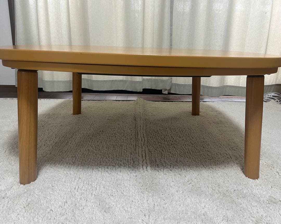 無印良品　こたつにもなるローテーブル　フラットヒーター　送料込み