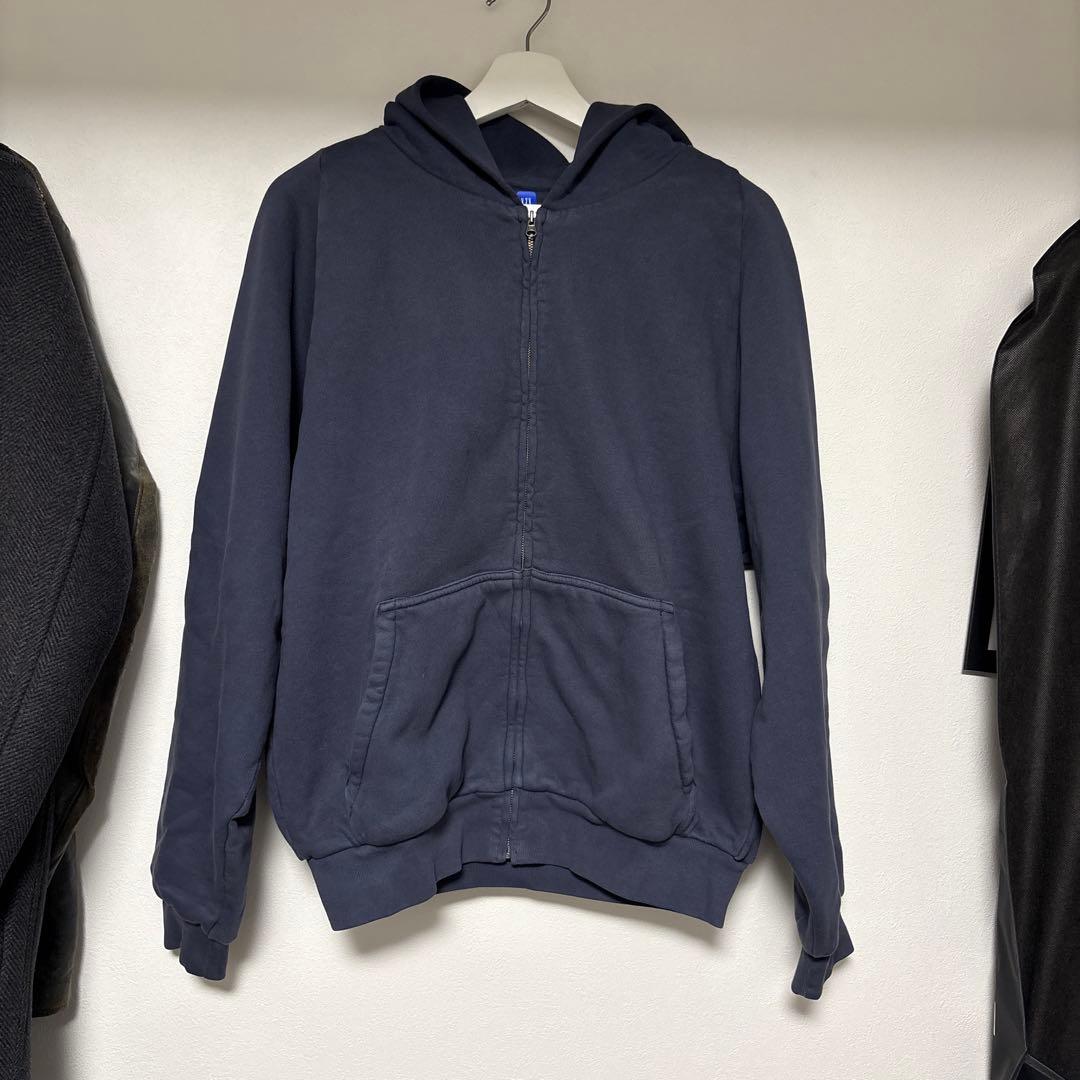 YZY yeezy gap ジップパーカー ネイビー