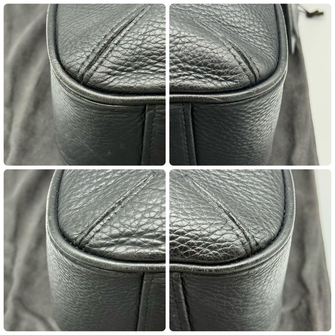 専用 ペッレモルビダ シュリンクレザー ビジネスバッグ ブラック A4 PC