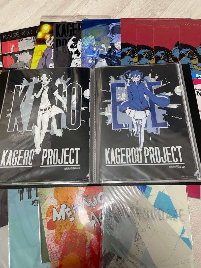 カゲロウデイズ カゲロウプロジェクト クリアファイルセット まとめ売り