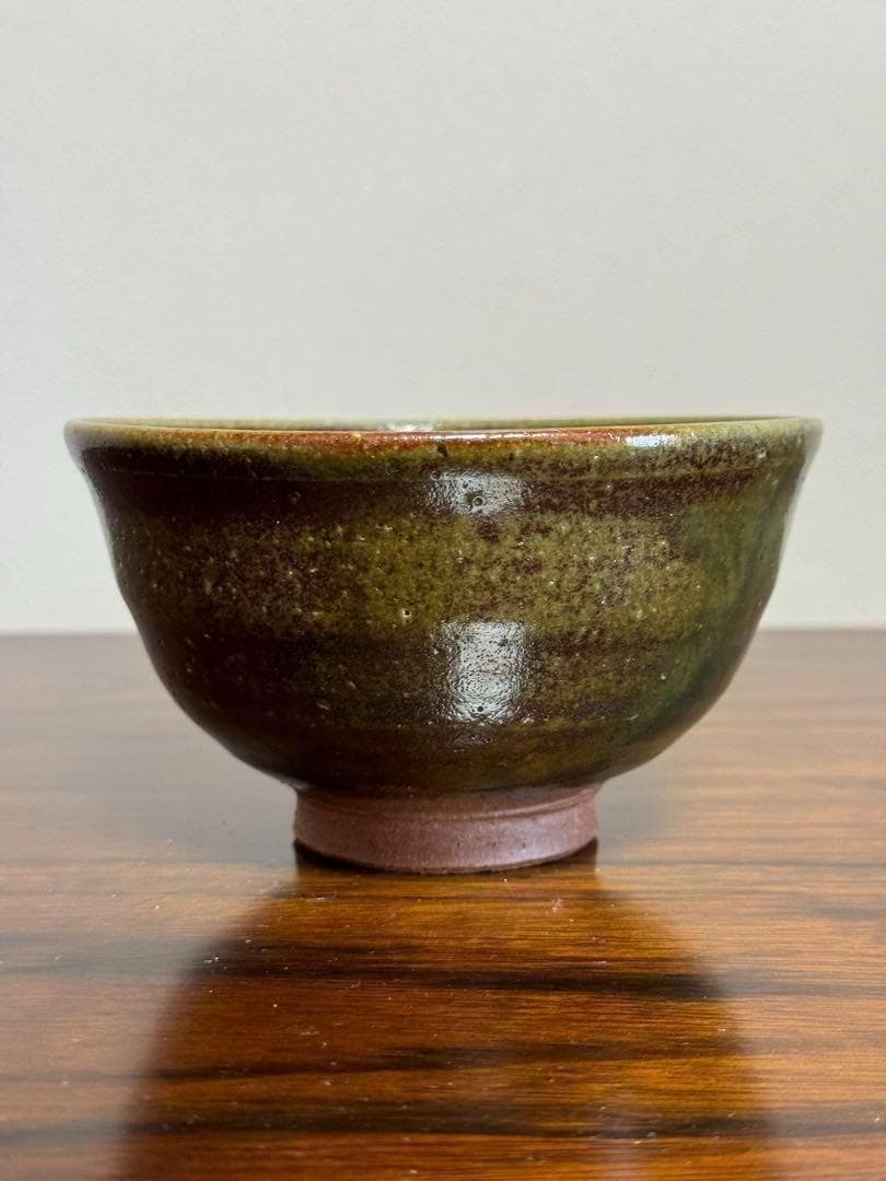 【新品未使用！】抹茶碗　茶道　高級茶碗　お茶　茶道具　グリーン　陶芸　工芸品