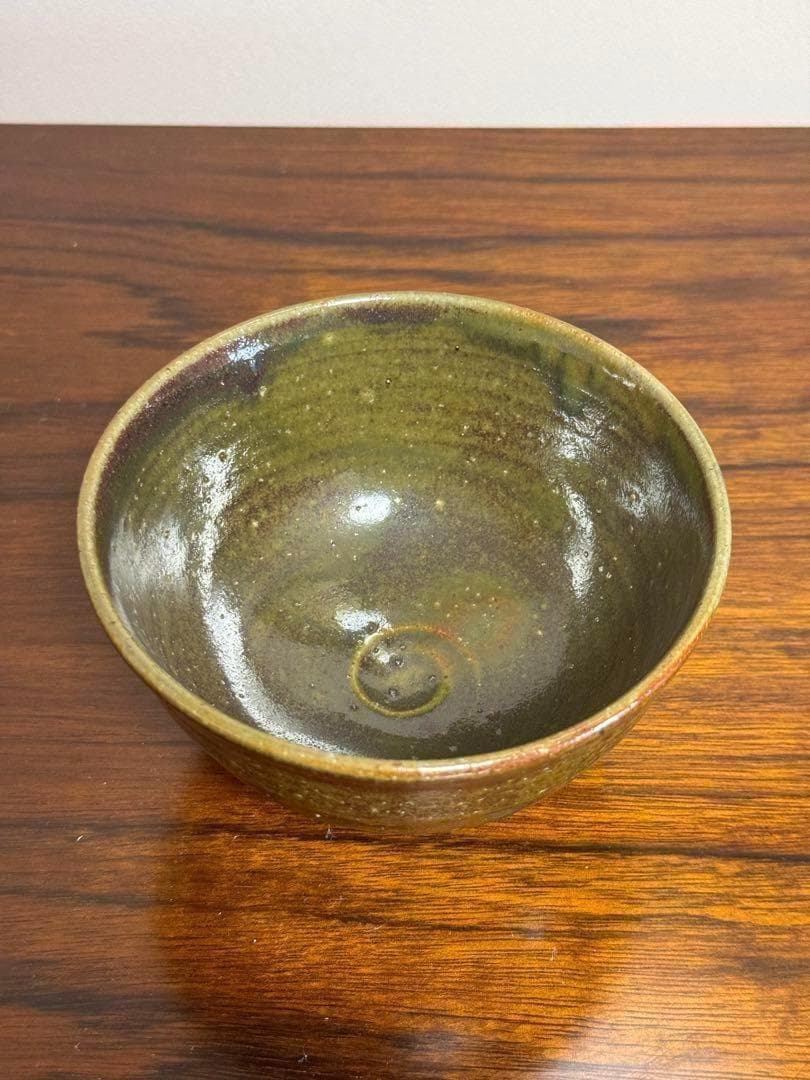 【新品未使用！】抹茶碗　茶道　高級茶碗　お茶　茶道具　グリーン　陶芸　工芸品