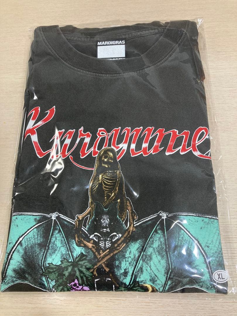 黒夢 × セントマイケルTシャツKnife & Grape（pigment）XL