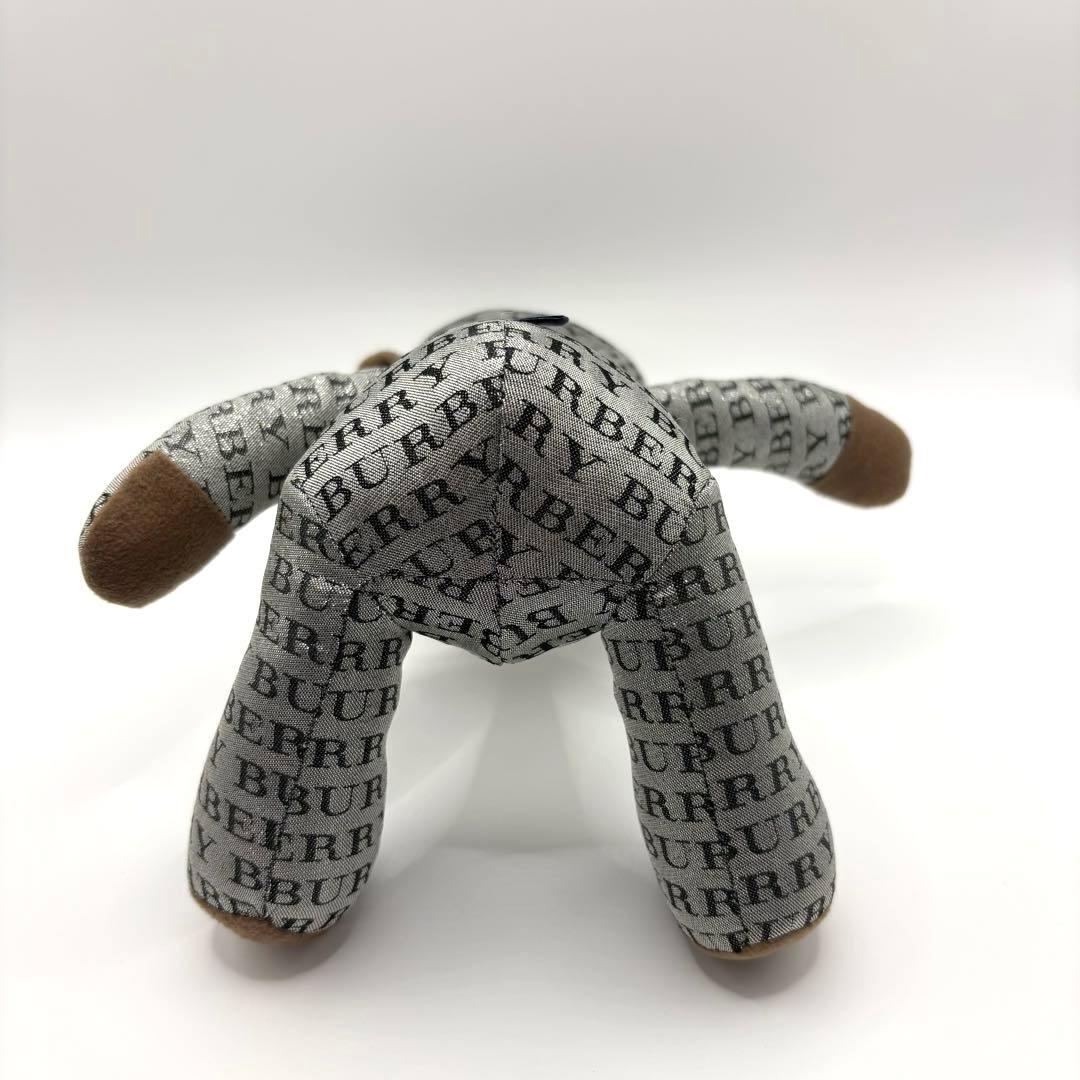 【美品】BURBERRY バーバリー テディベア グレー 総柄 ハンカチセット