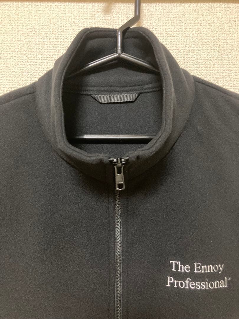 ENNOY PROFESSIONAL FLEECE VEST 黒 Mサイズ