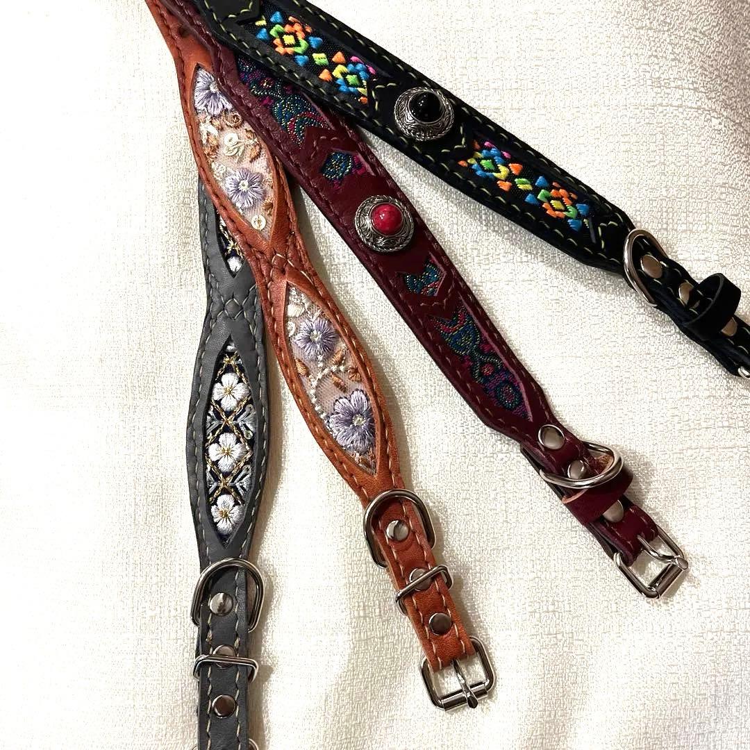 H☆T　犬の首輪　ハンドメイド