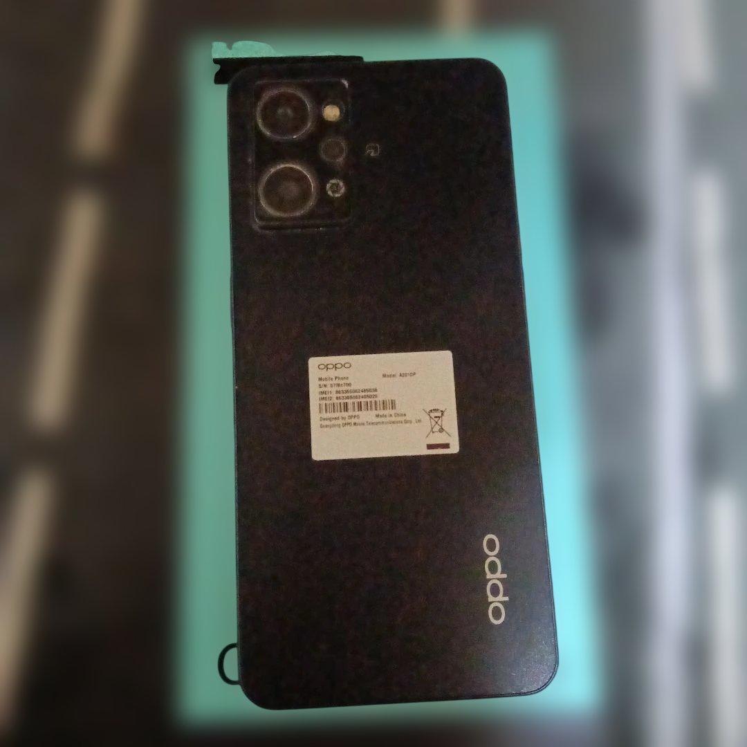 美品　OPPOReno7A　ブラック値下げ、5日から発送予定