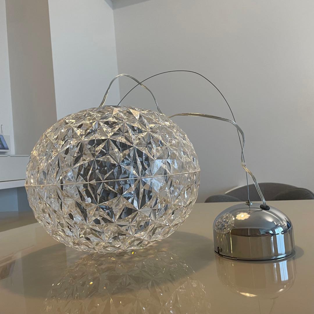 【美品】Kartellプラネット（ペンダント）クリスタル