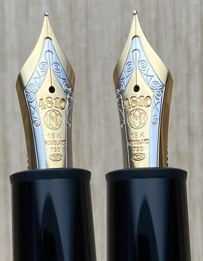 美品 モンブラン 149 18K (F) 細字 750 ゴールド 吸入式 万年筆