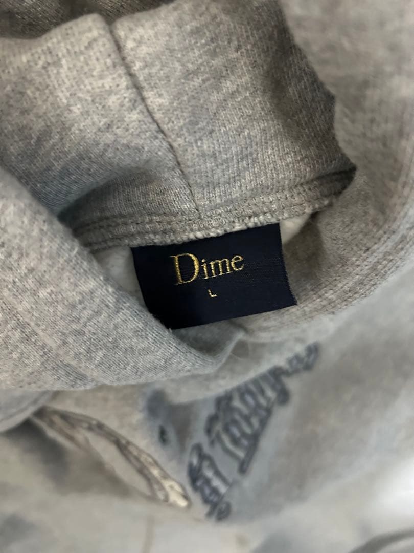 Dime グレー Classic Stone Hoodie