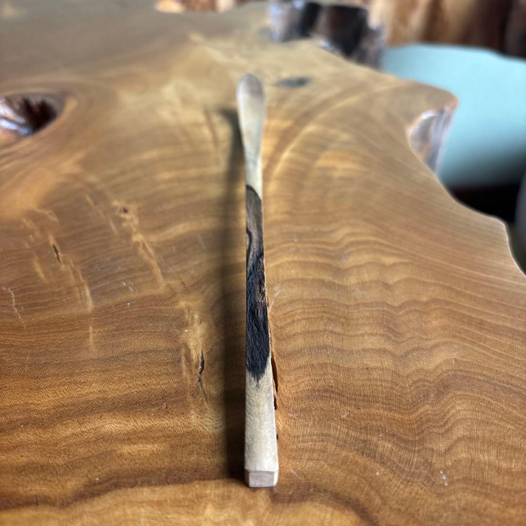 茶杓 小倉山 二尊院貫主 羽生田寂純 竹筒 木箱入り