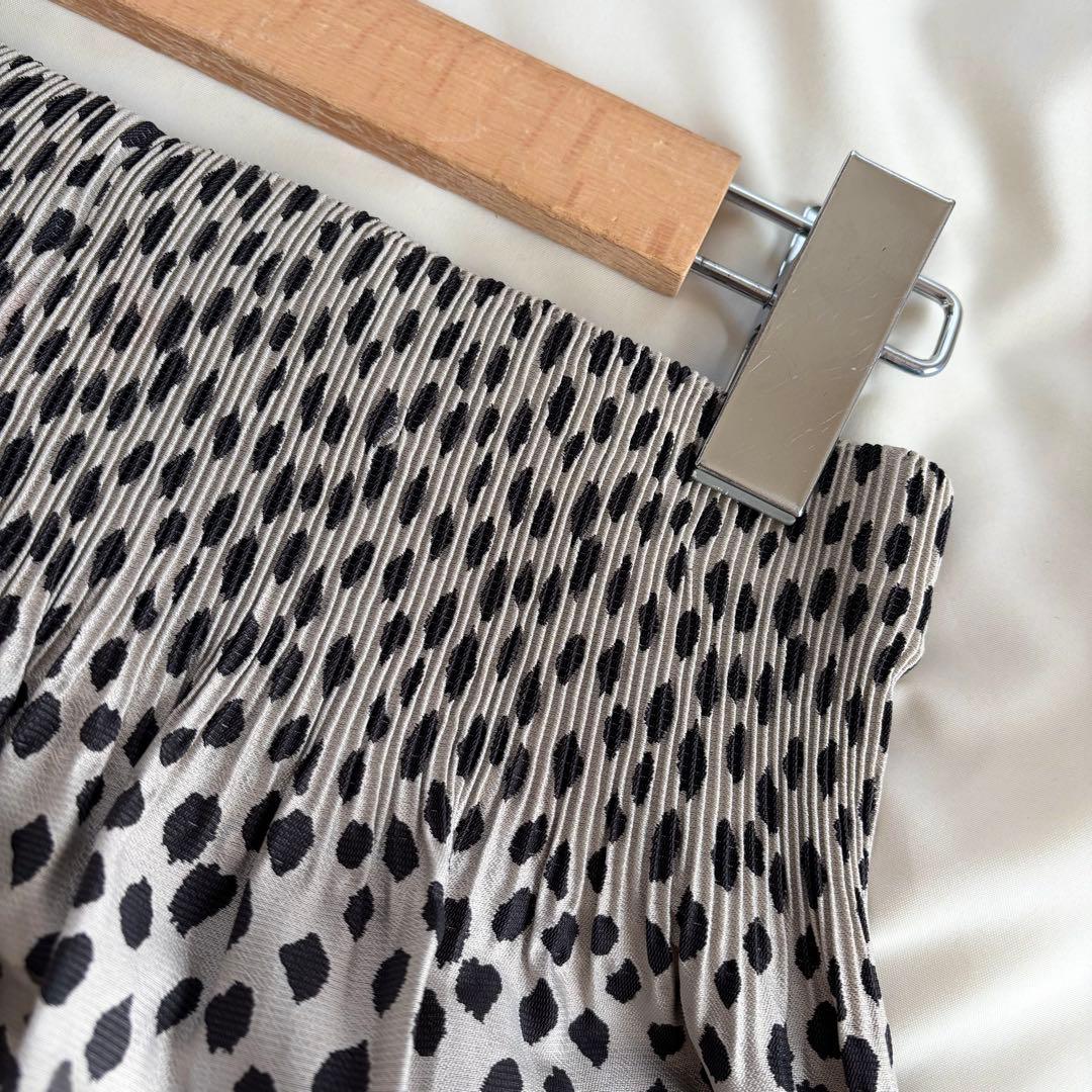 極美品✨ビアズリー 2023AW レオパードジャガードキュロットパンツ