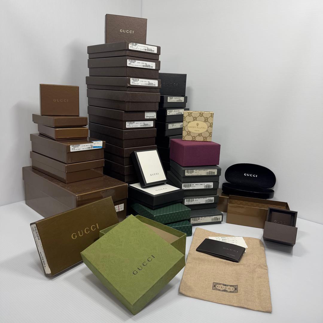 U-ma GUCCI グッチ 空箱 40点 大量 まとめ売り