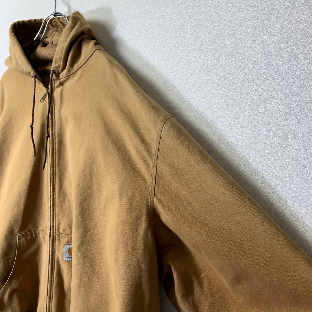 USA製 カーハート アクティブジャケット 6XL J03BRN ジップパーカー
