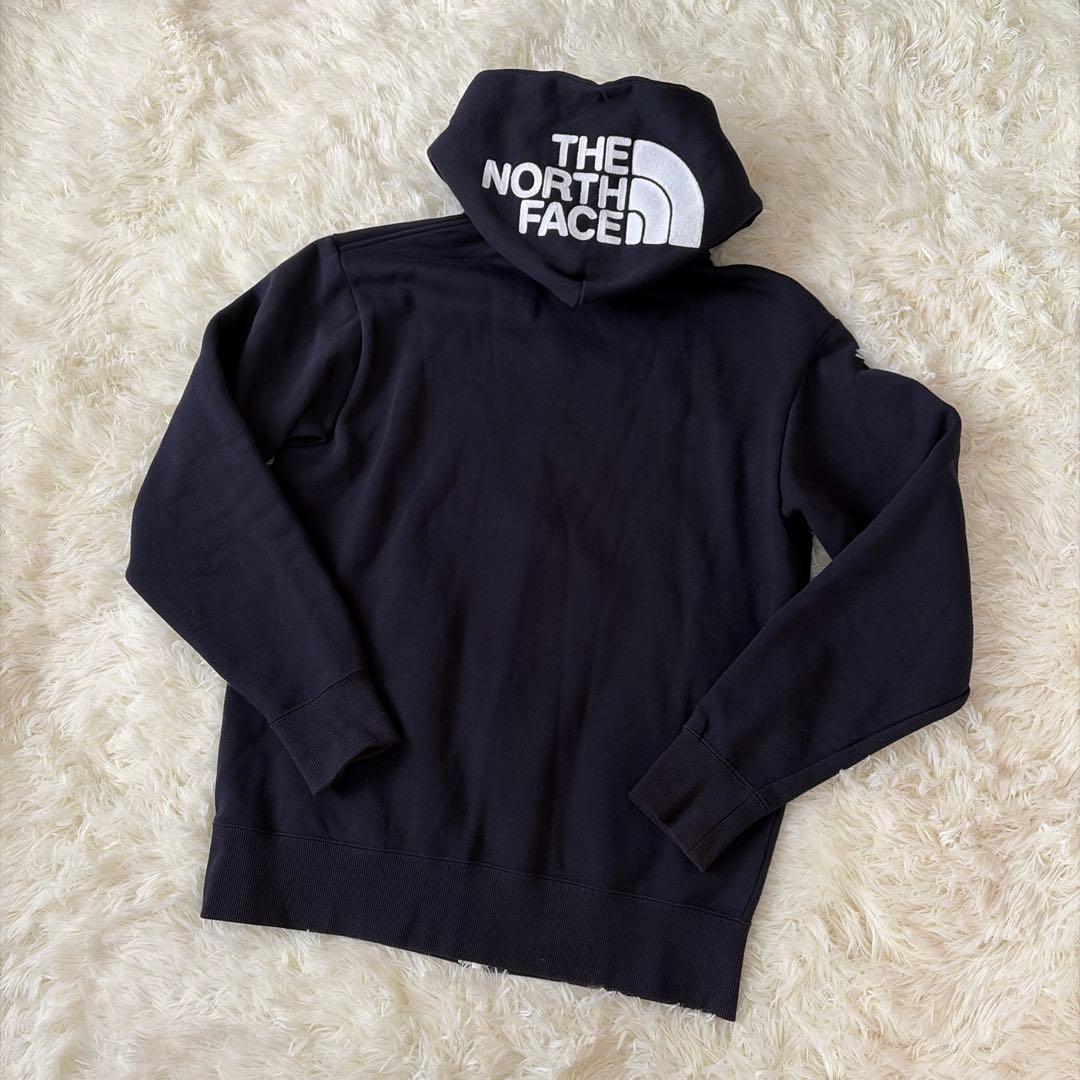 極美品✨ノースフェイス ジップアップ パーカー 紺 M 定番人気 ユニセックス