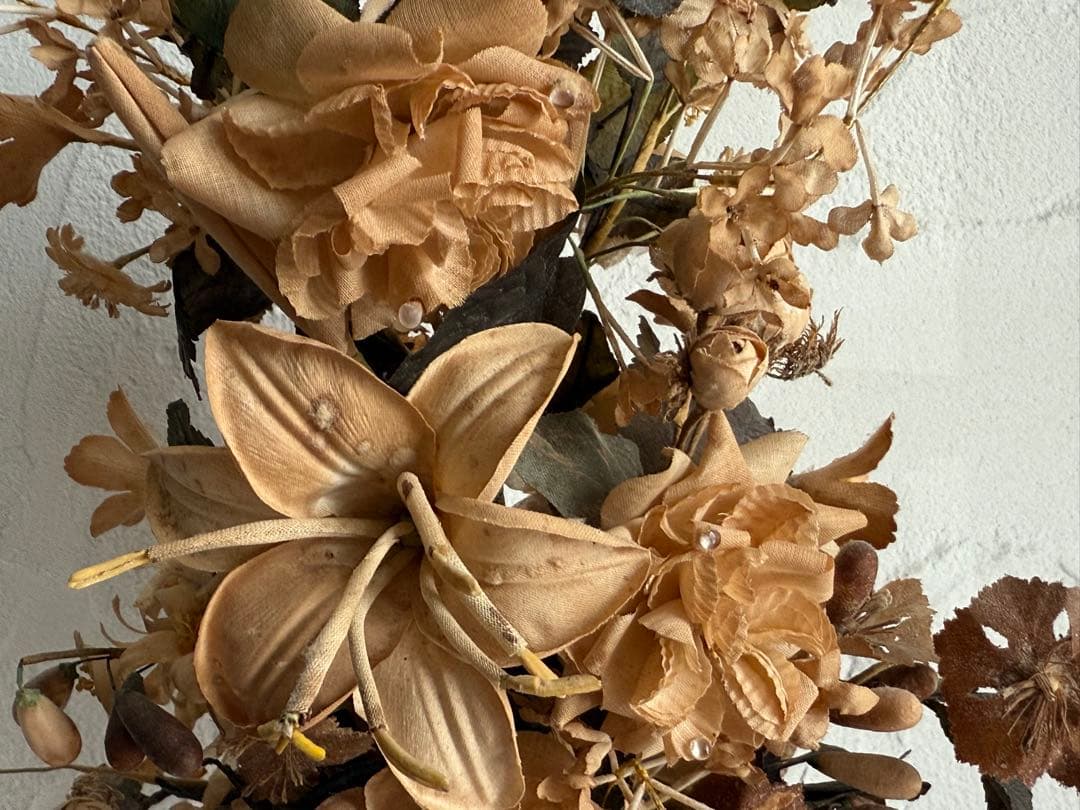 フランスアンティーク　布花　ブーケ