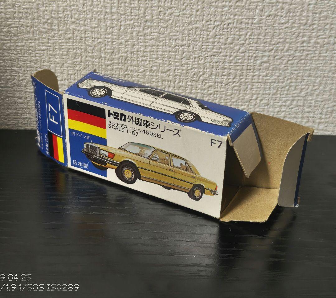 TOMICA　トミカ　ベンツ　450SEL　箱付き　箱付き