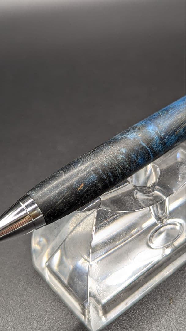 288ペン工房翌檜　スタビライズドウッドバーチバール　木軸シャーペン　ボールペン