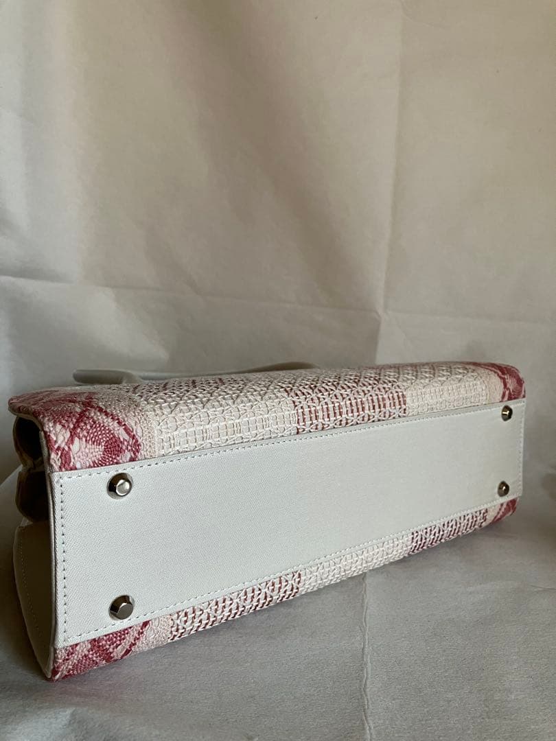 新品◇正絹 春夏 和装バッグ 羅＋レース 西陣 夏帯