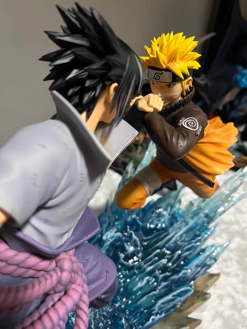 ナルト NARUTO フィギュア ガレージキット ナルト　サスケ