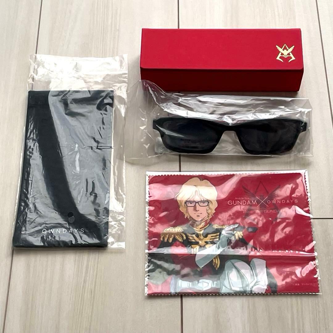 【新品未使用】OWNDAYS オンデーズ ガンダムコラボメガネ シャア専用モデル
