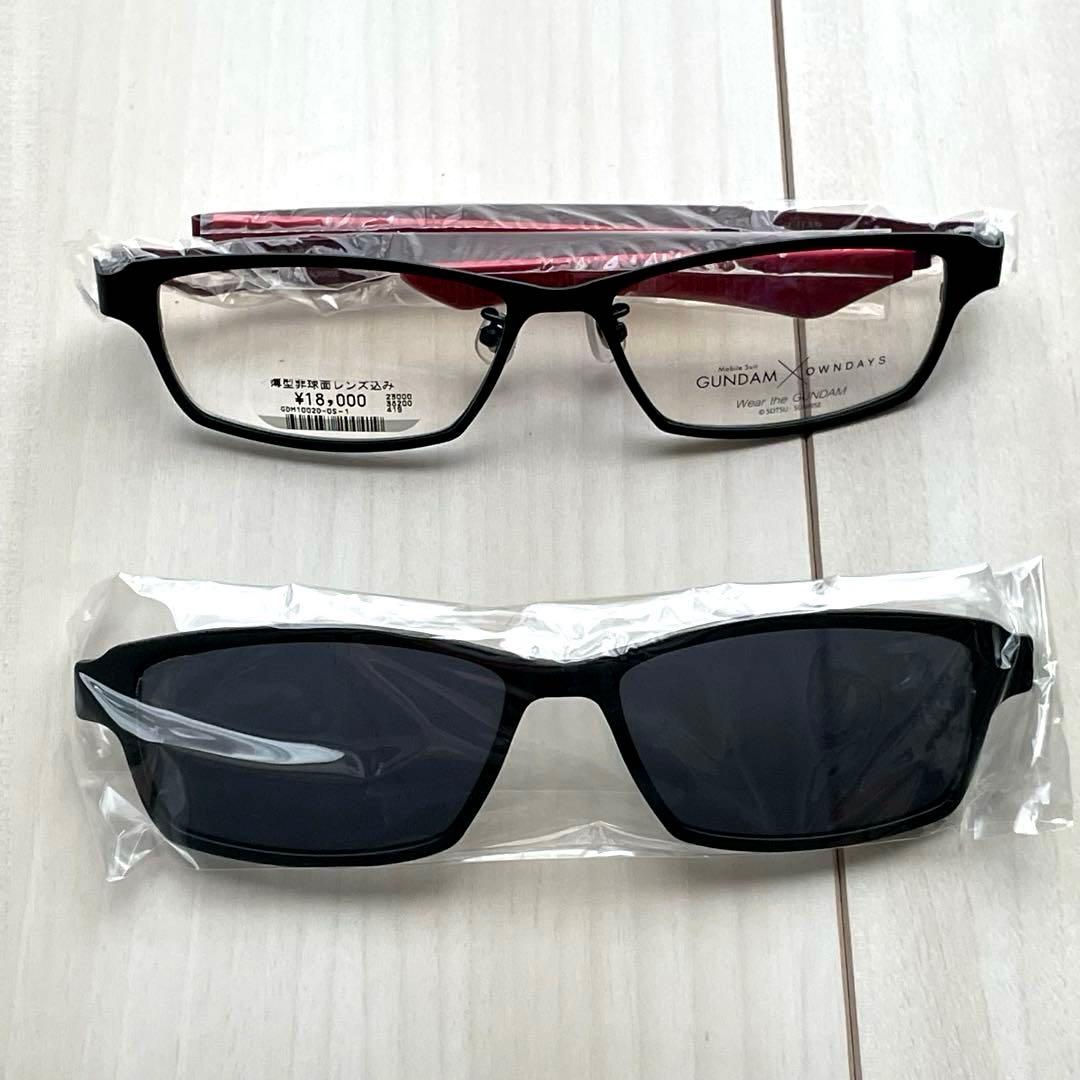 【新品未使用】OWNDAYS オンデーズ ガンダムコラボメガネ シャア専用モデル