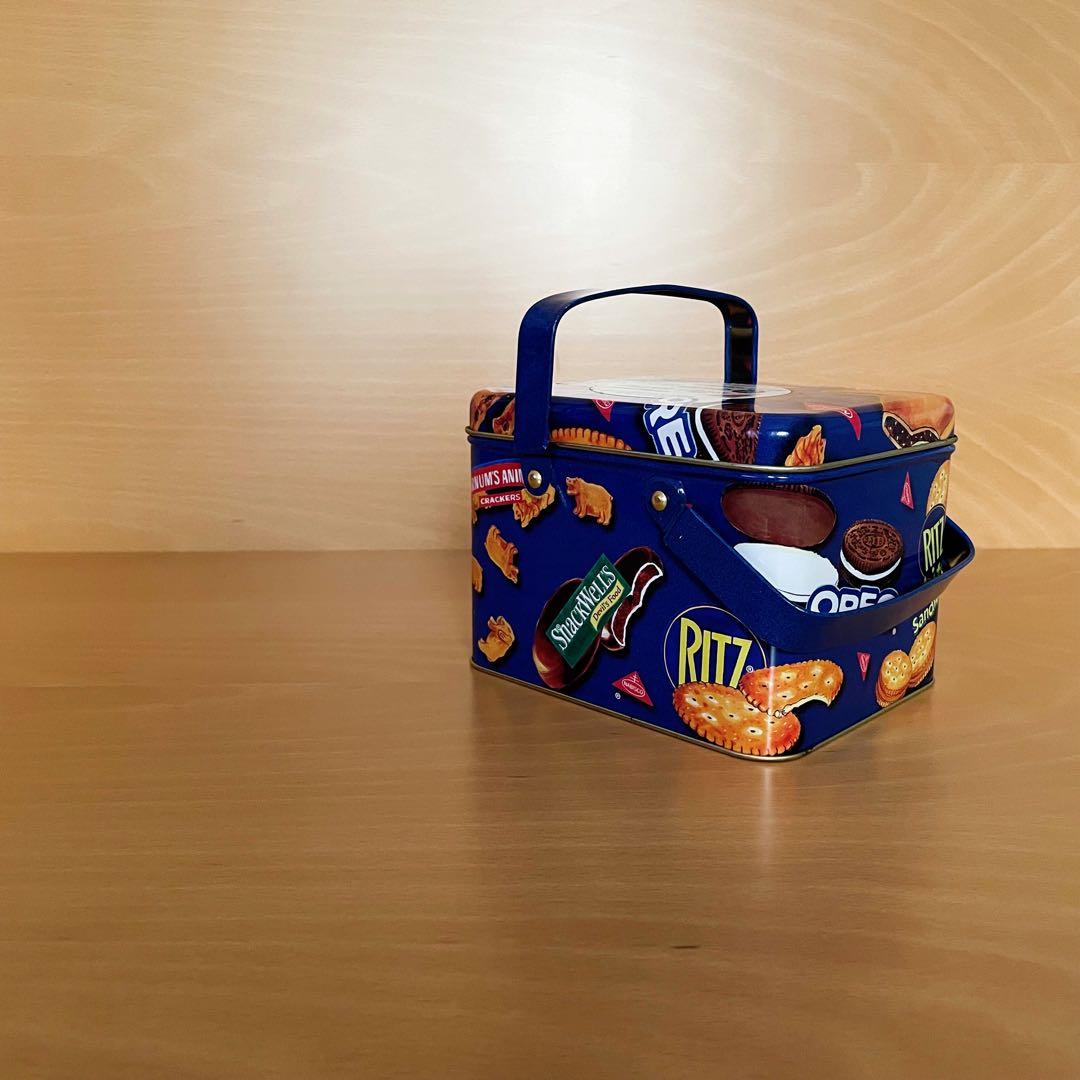 ナビスコ　ヴィンテージ　ランチボックス　アメトイ　TIN 缶ボックス　昭和レトロ