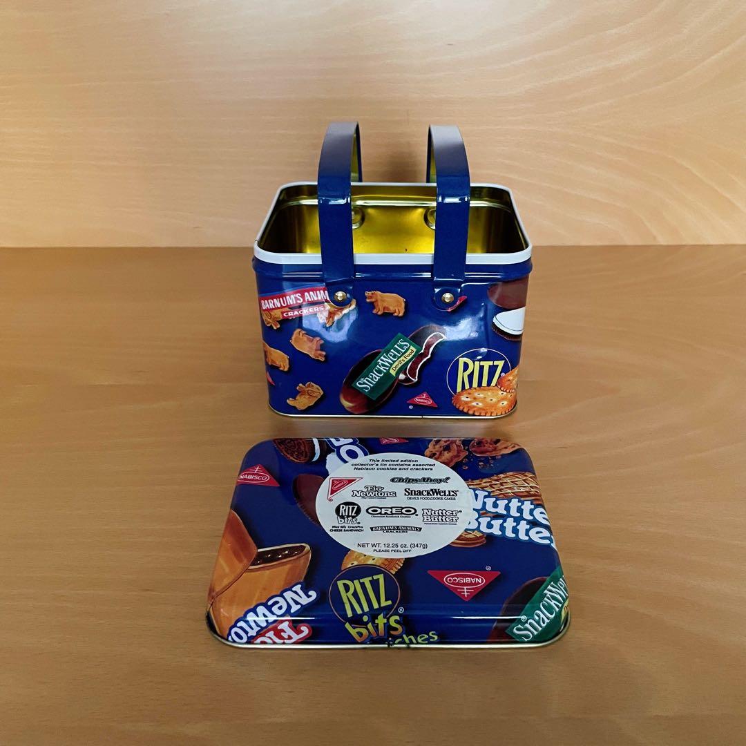 ナビスコ　ヴィンテージ　ランチボックス　アメトイ　TIN 缶ボックス　昭和レトロ