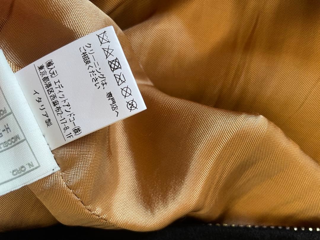 CINQUANTA / スエード スタンドカラー シングルライダースジャケット