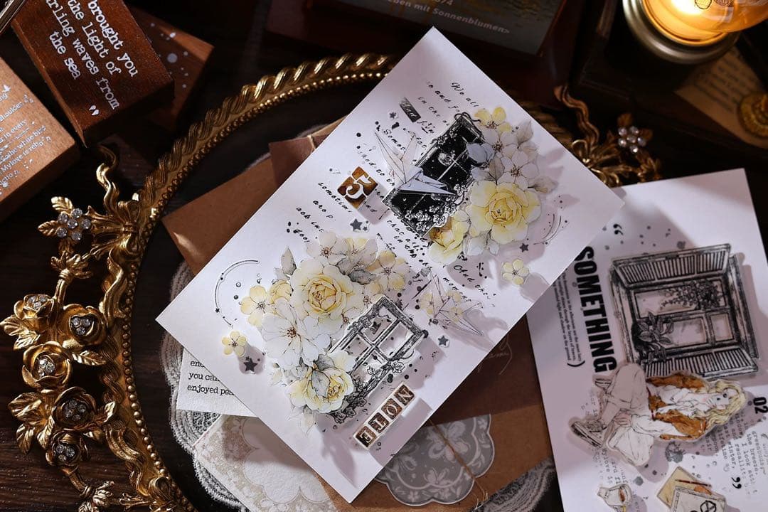 ⭐️SALE⭐️小白家文創《窗》海外マスキングテープ マステ 【2746】