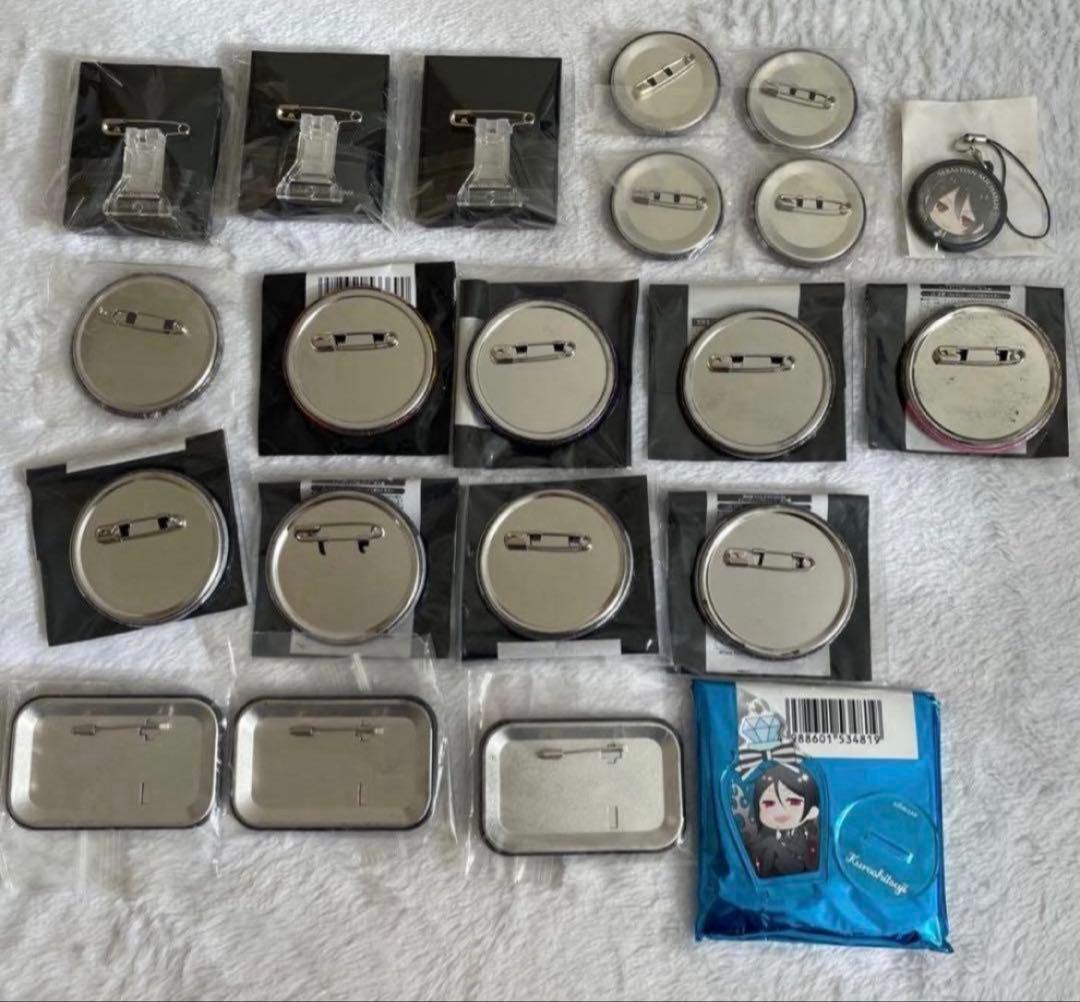 黒執事　缶バッジ　キーホルダー　ラバスト　グッズ　セット