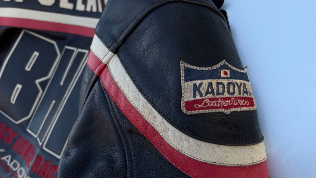 ジャケット・アウター KADOYA K'sLEATHER BLACK HORSE BHR