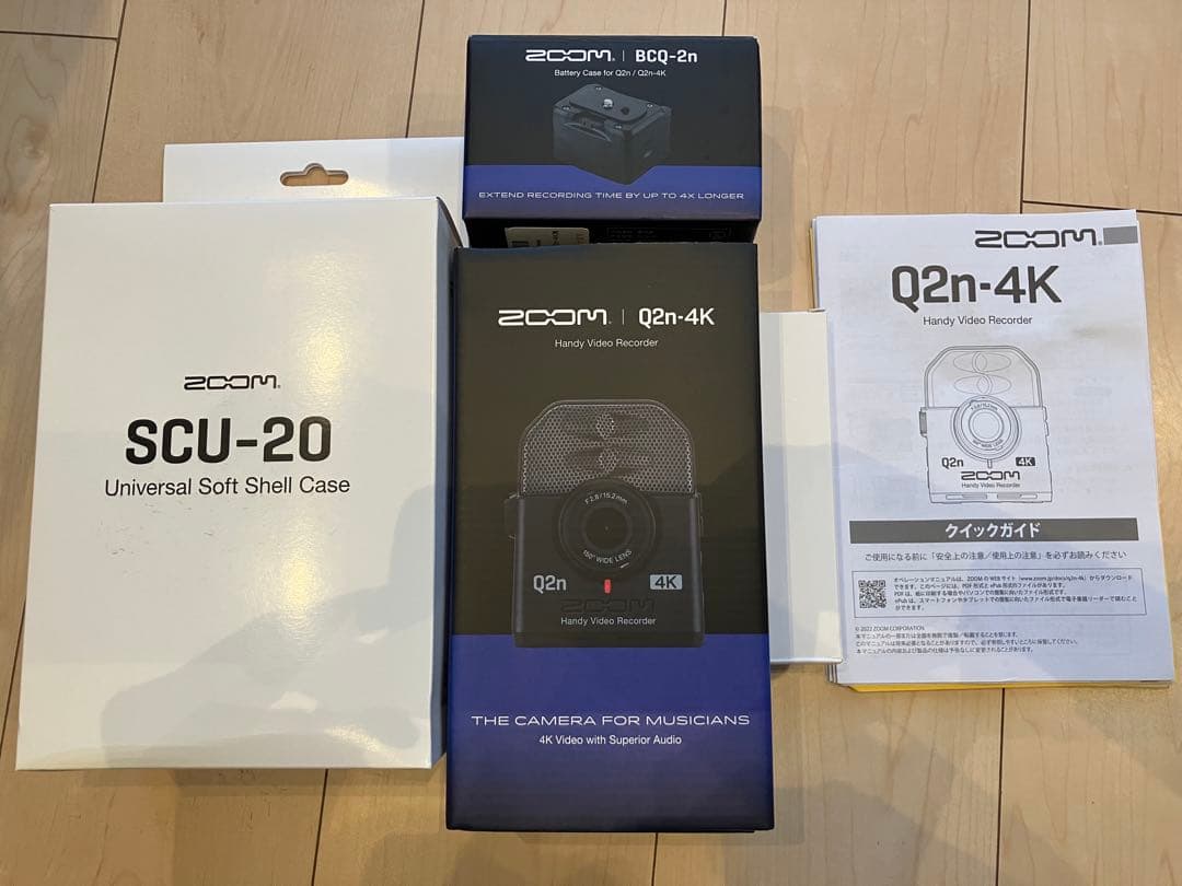 Zoom Q2n-4K ビデオカメラ 保証書付　付属品付