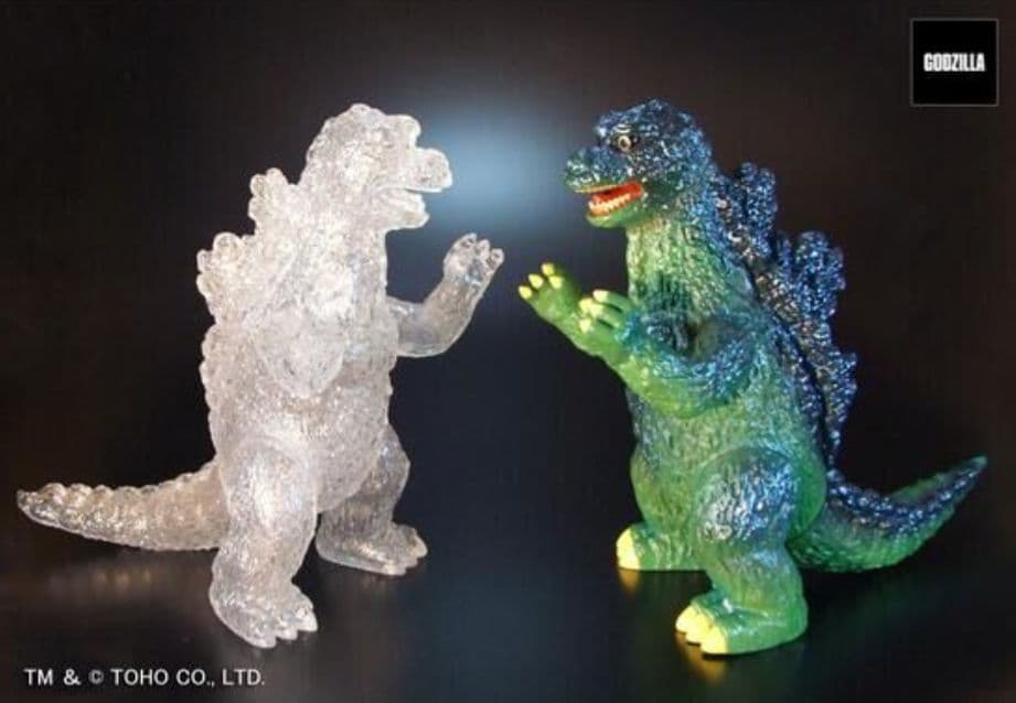 復刻版ポピー グレートザウルス ゴジラ 2個セット(レトログリーン クリア)
