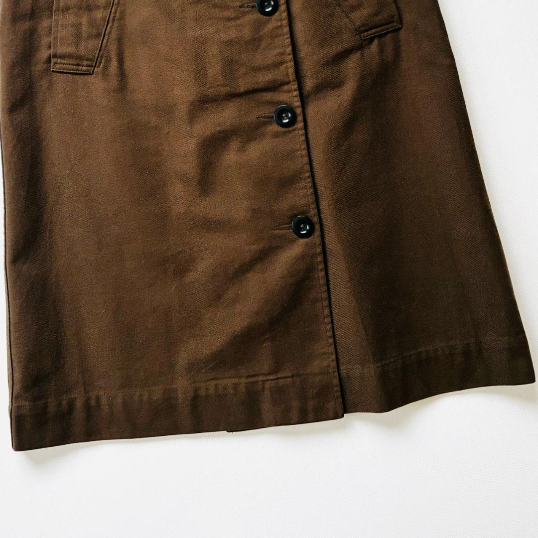 マーガレットハウエル MHL ワークウェア コットン ツイル スカート