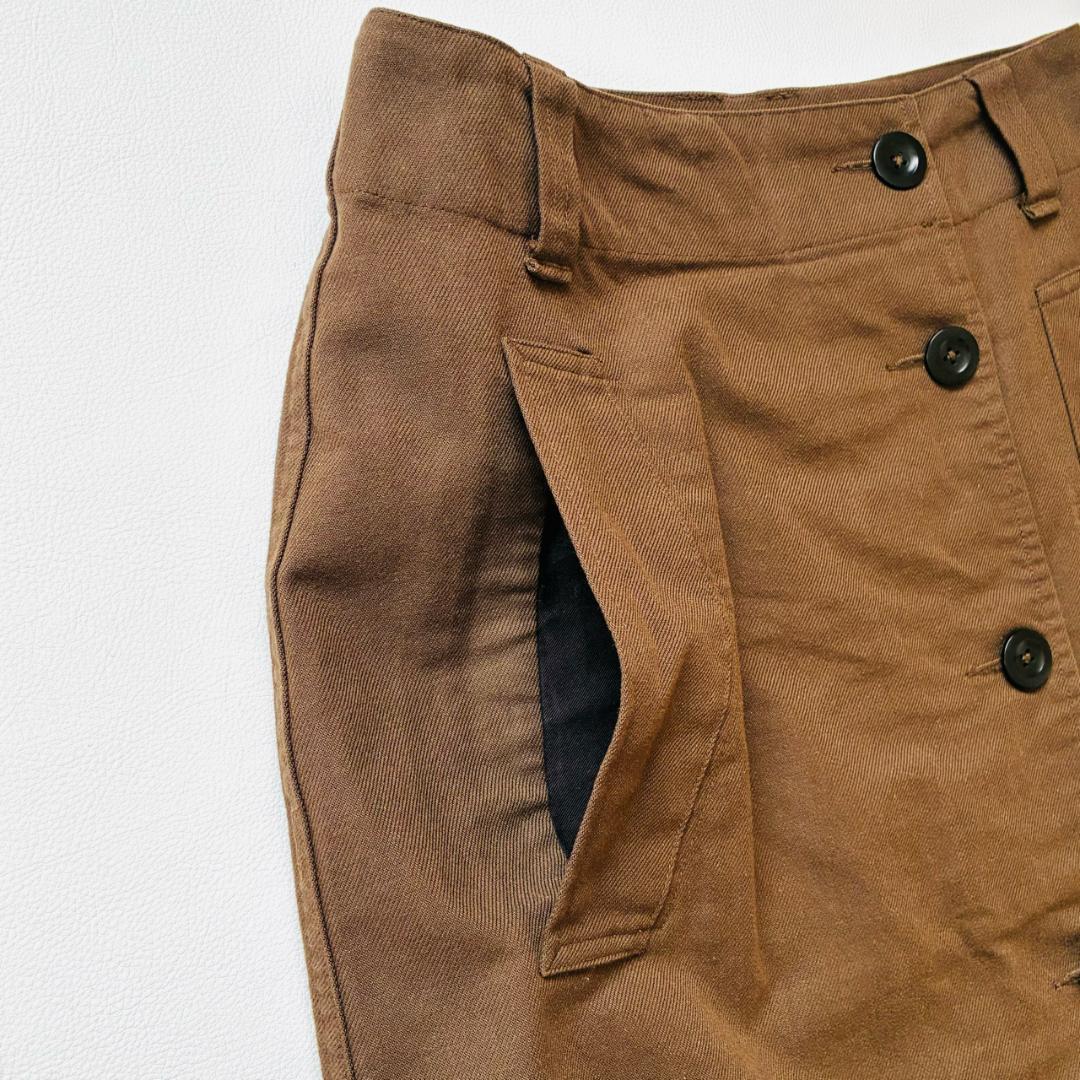 マーガレットハウエル MHL ワークウェア コットン ツイル スカート