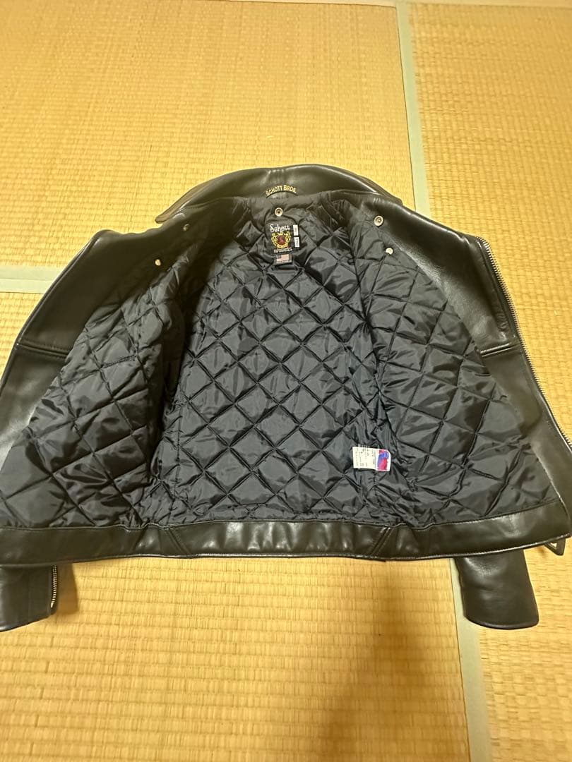 美品 Schott ワンスター ライダースジャケット 613UST 34サイズ